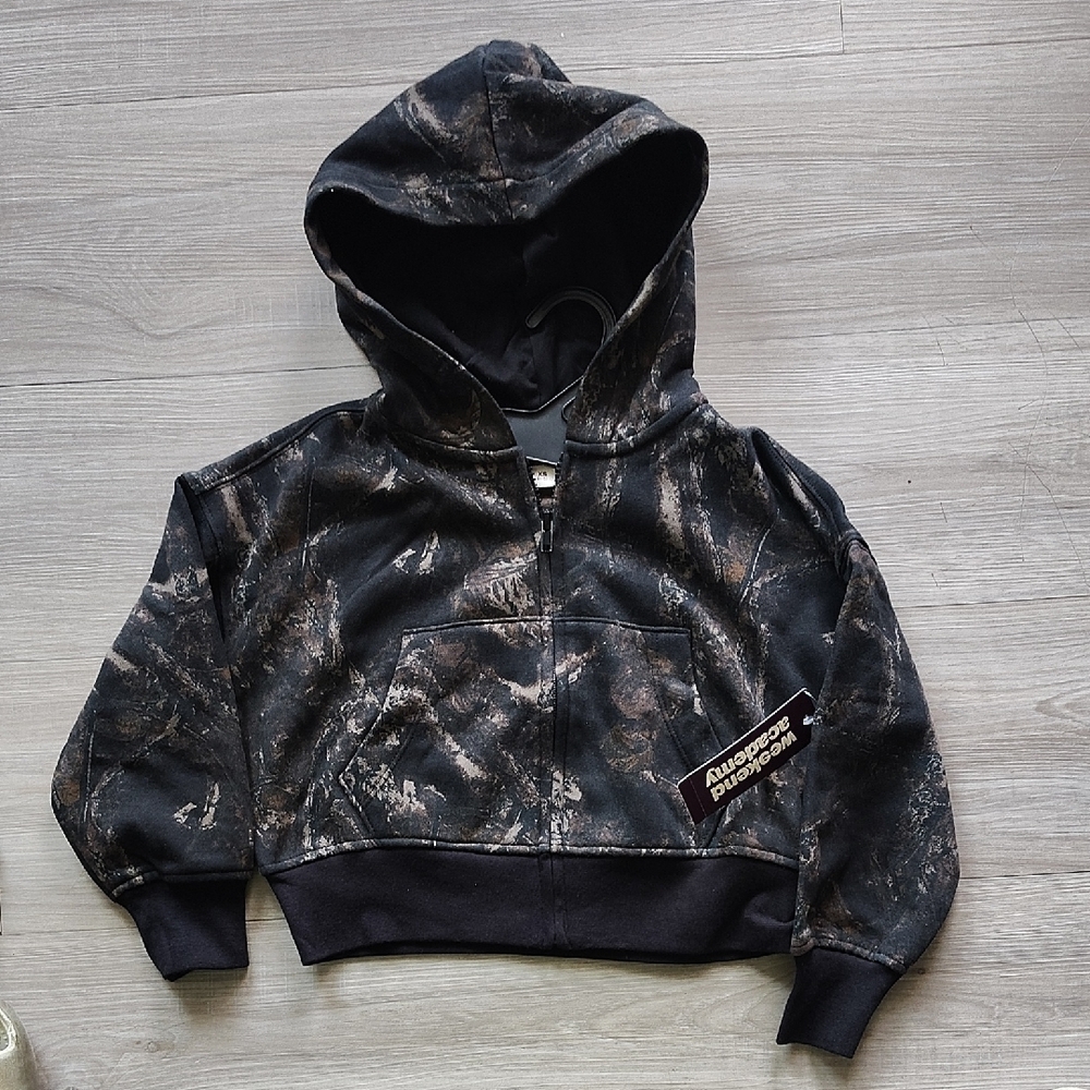 Kids Camo Hoodie  Full ZIP